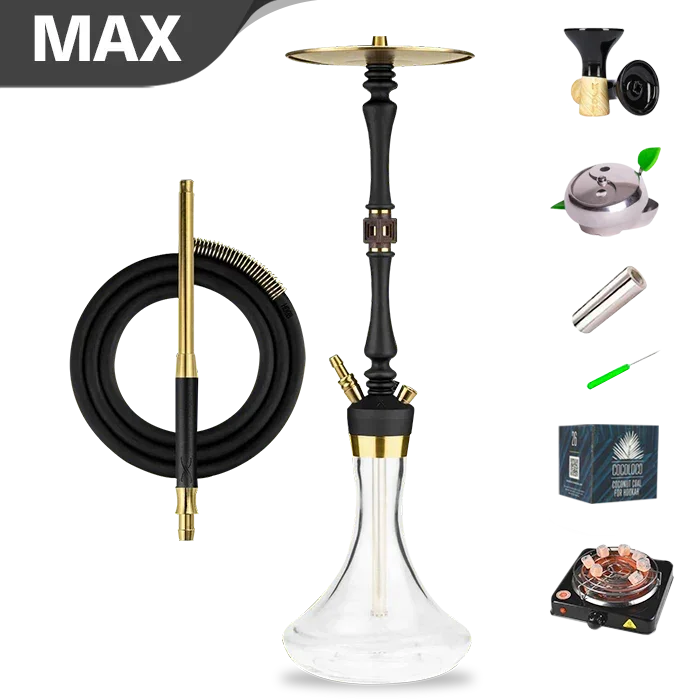 Hoob Mars Pro Hookah - Black Gold