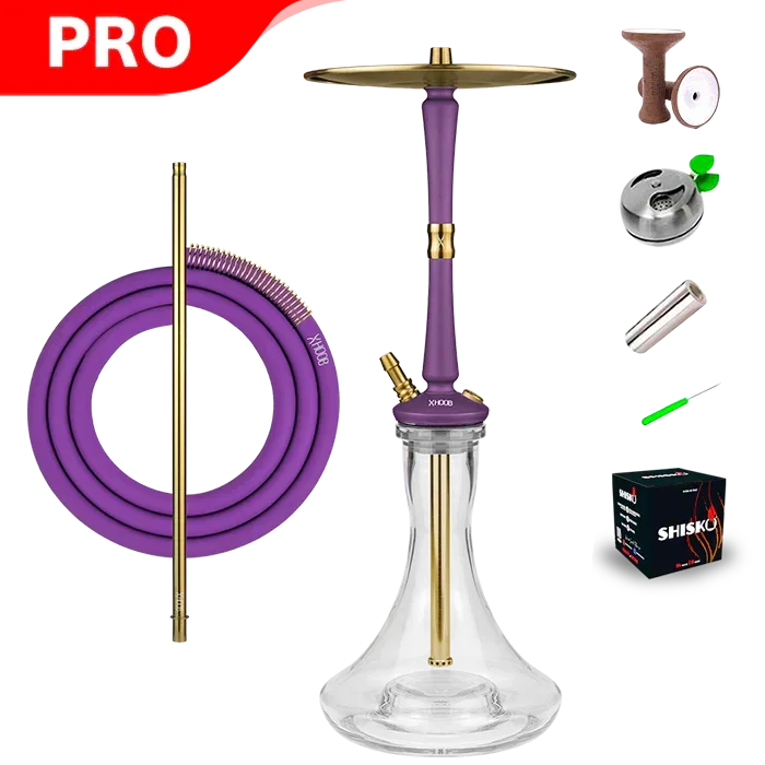 Hoob Go On A Hookah - Purple x Gold