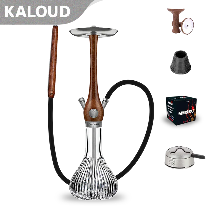 Cachimba de cebolla Wookah Merbau Mastercut