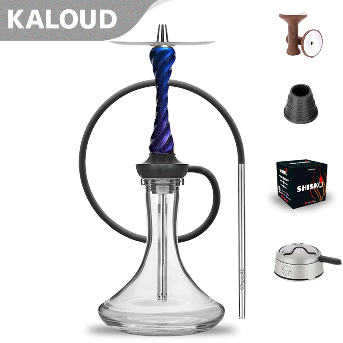 Jetpack Hookah - Candy Blue Galaxy