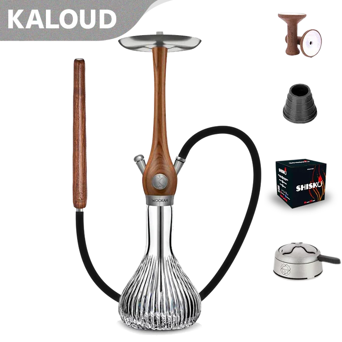 Wookah Walnut Mastercut Onion Hookah