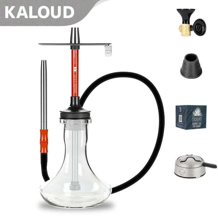 Alpha Misha Rebel Hookah - Ferra Red