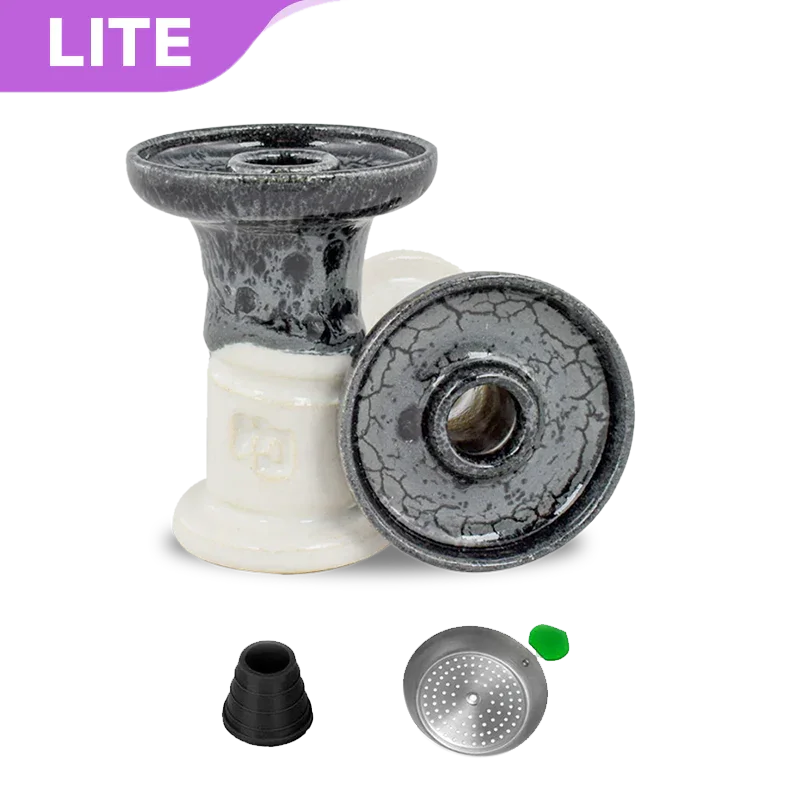 HJ 80 Feet 80 Bowl - Wet Ash over White