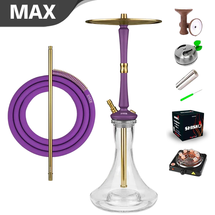 Hoob Go On A Hookah - Purple x Gold