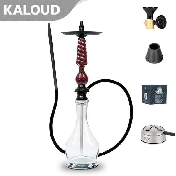 Regal Hookah Cavalier - Red