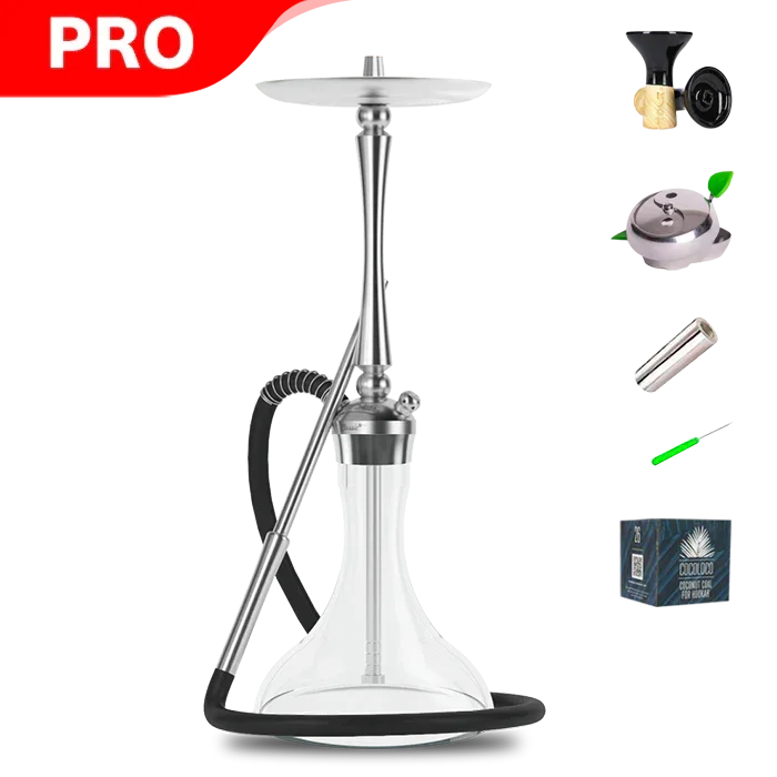 Cachimba Mattpear Classic M Slim Plus - Transparente