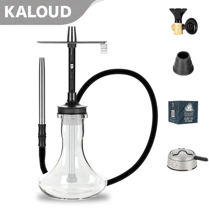 Alpha Misha Rebel Hookah - Jet Black