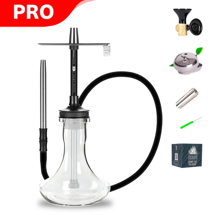 Alpha Misha Rebel Hookah - Jet Black