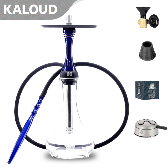 Alpha Hookah X Set - Dark Blue