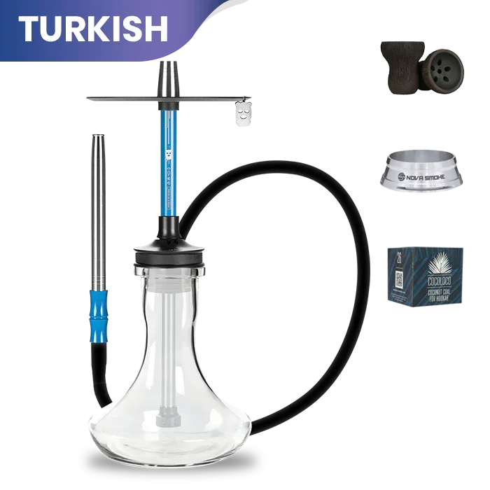 Alpha Misha Rebel Hookah - Miami Blue