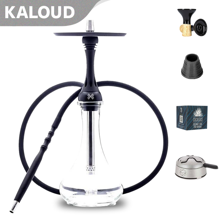 Alpha Hookah X Set - Black Matte