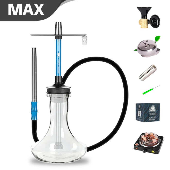 Alpha Misha Rebel Hookah - Miami Blue