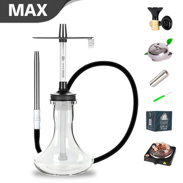 Alpha Misha Rebel Hookah - Moonlight - Hookah Shisha - UK - black ...