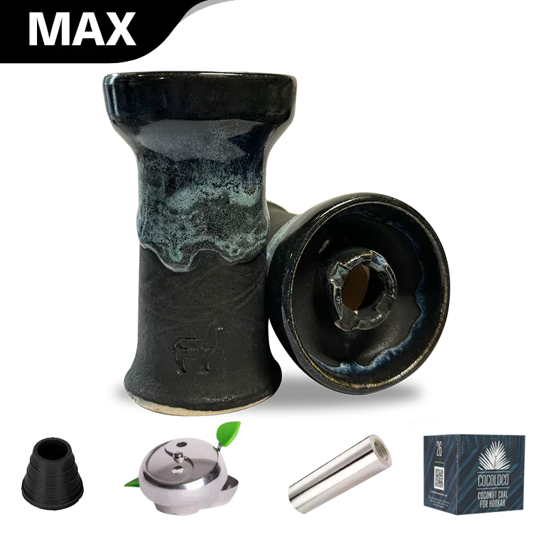 Alpaca Mini Rook Bowl - Blue Steel Drip