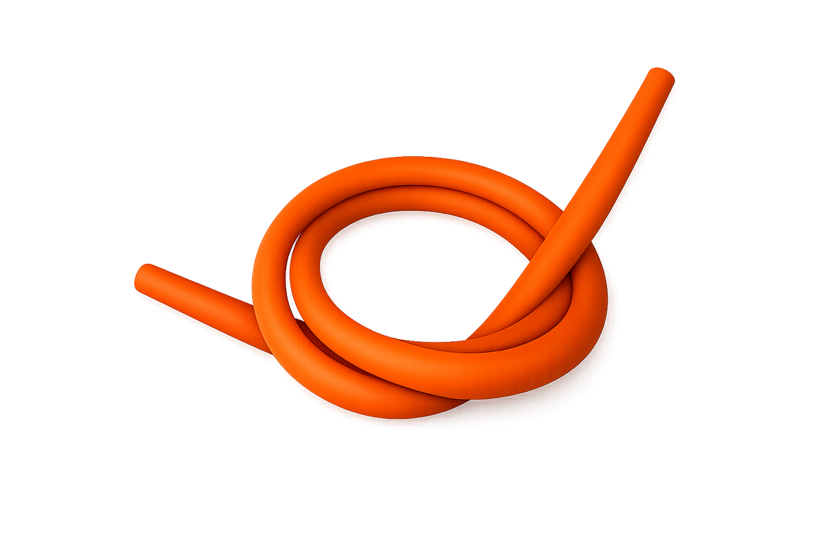 Premium High Grade Soft Touch Silicone Hose - Orange