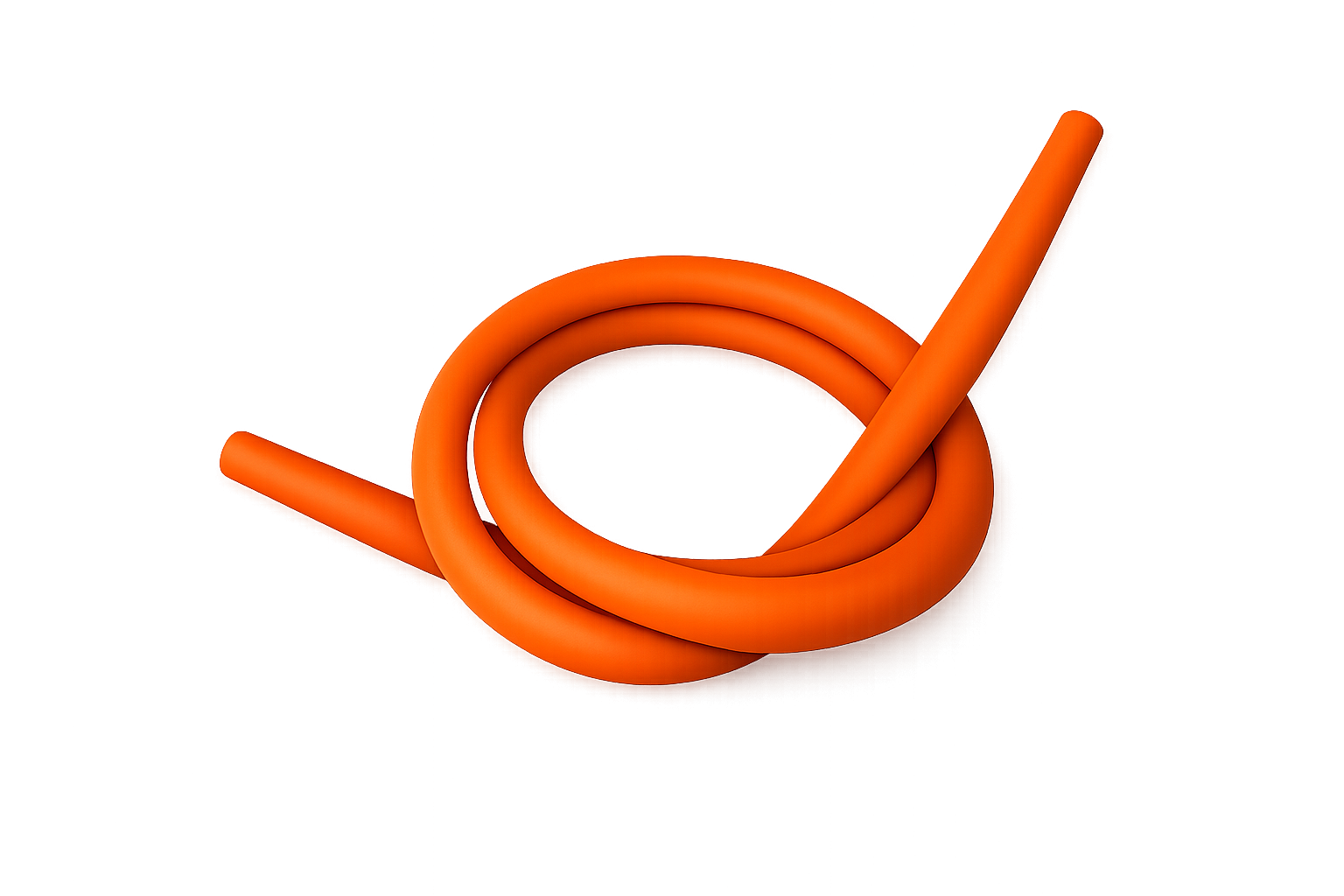 Premium High Grade Soft Touch Silicone Hose - Orange