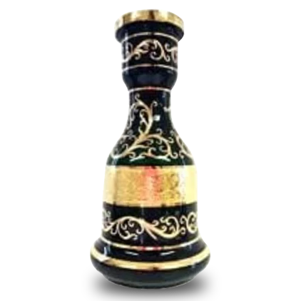 Egermann Yunan Platin Böhmische Kristallvase - Shadow Black