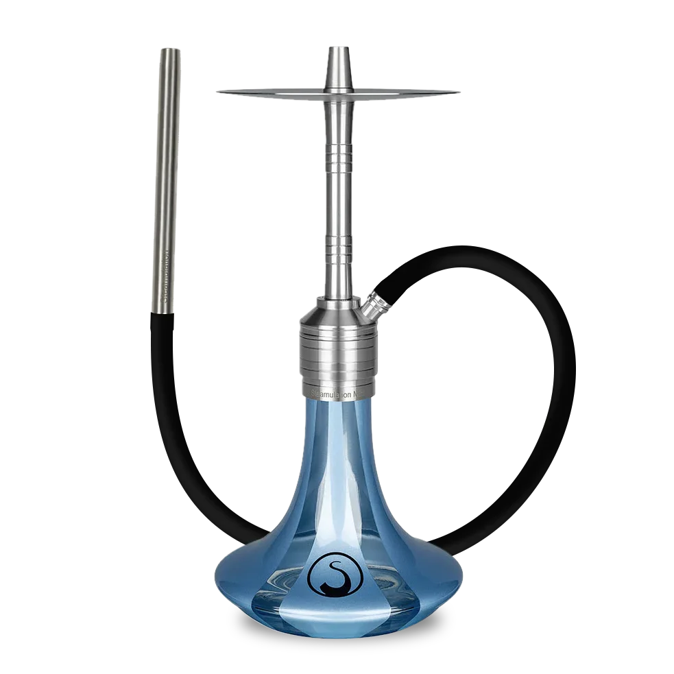 Steamulation Mini Gen. II Hookah - Sky Blue Metalic