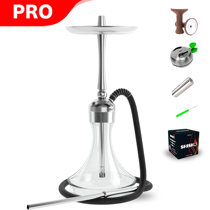 MattPear Mini S Slim Hookah - Clear
