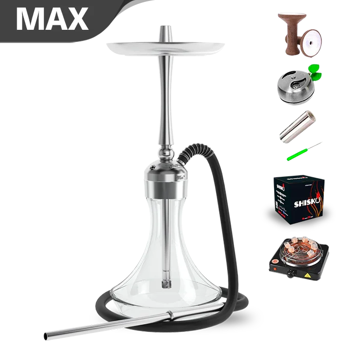 MattPear Mini S Slim Hookah - Clear