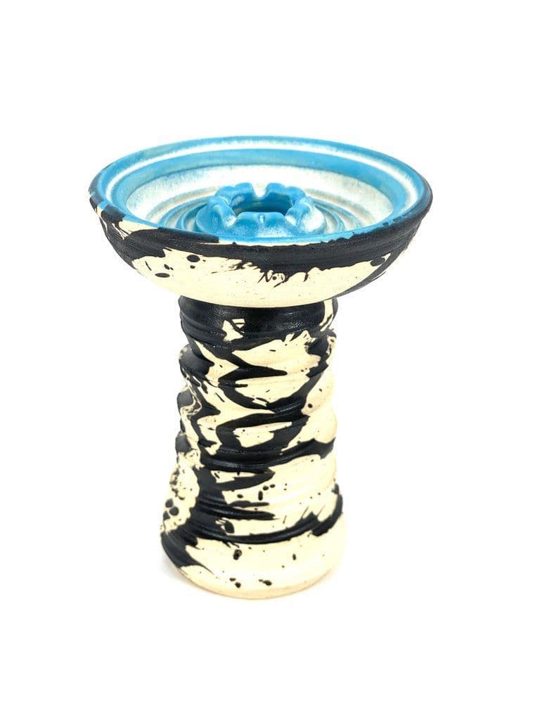 Stone Hookah Bowl Stone Fit - Blue Crown