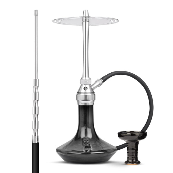 Tsar H-One Evolution Hookah - Silver Aluminium