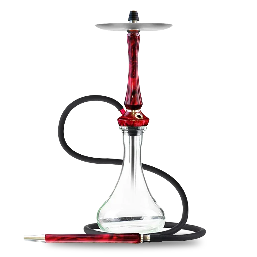 Union Hookah Sleek V2 Voll Acryl - Rot