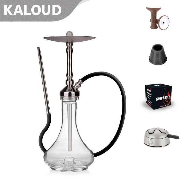 Vesper Hookah Stainless Steel Set - Vega