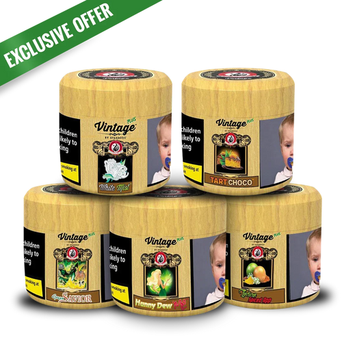 Starbuzz Vintage Plus Pack of 5 Flavours (Total 1kg)