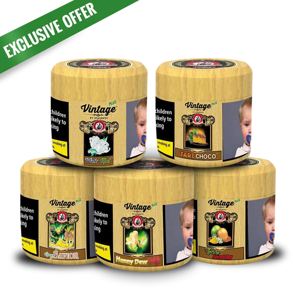 Starbuzz Vintage Plus Pack of 5 Flavours (Total 1kg)