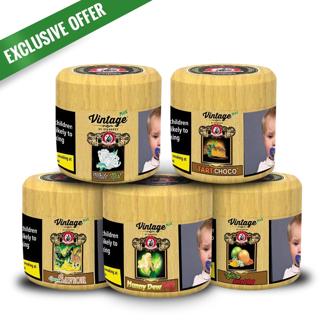 Starbuzz Vintage Plus Pack of 5 Flavours (Total 1kg)