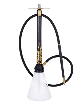 Embery Wood Envolve Hookah - Gold/Black