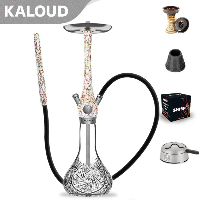 Wookah Abstract Mastercut Mill Hookah