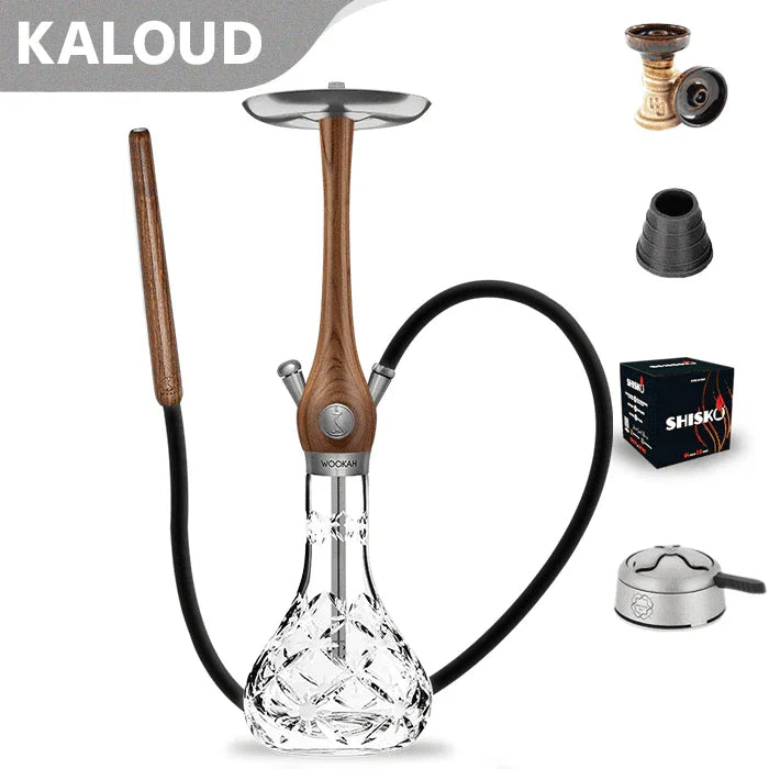 Cachimba Wookah Walnut Mastercut Bloom