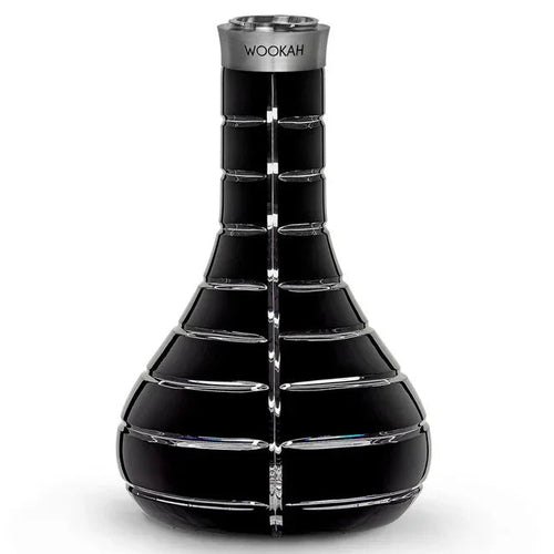 Wookah Vase Mastercut Striped Black