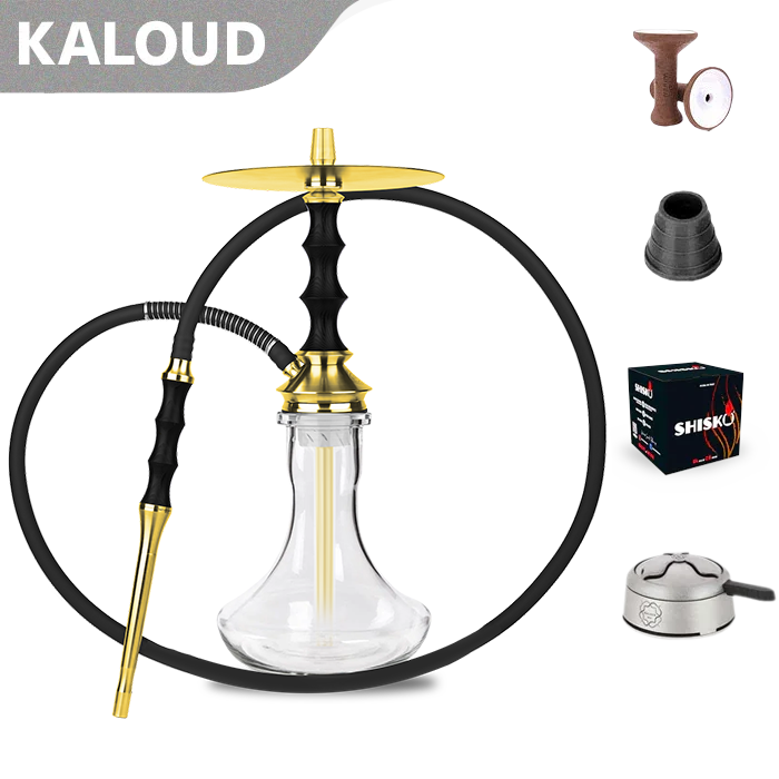 Japona Satoshi Black Hookah - Gold Edition