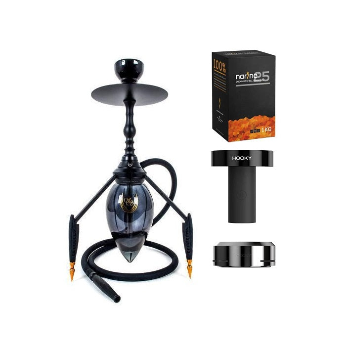 Sahara Smoke Drone Alpha Hookah + Hooky Head + HMD + Narine Coal