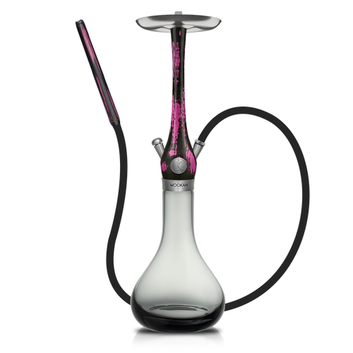 Wookah Black Pink Smoky Smooth Hookah
