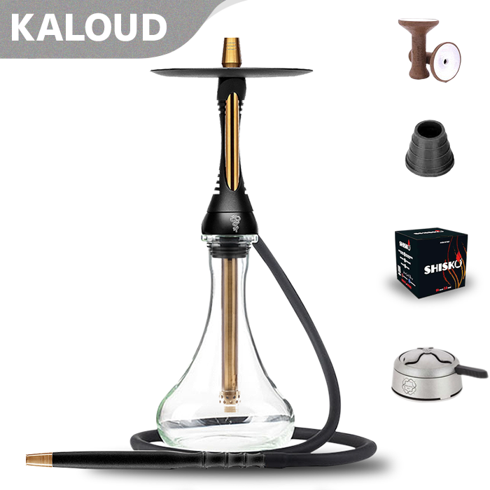 Alpha Hookah S Set - Black Matt