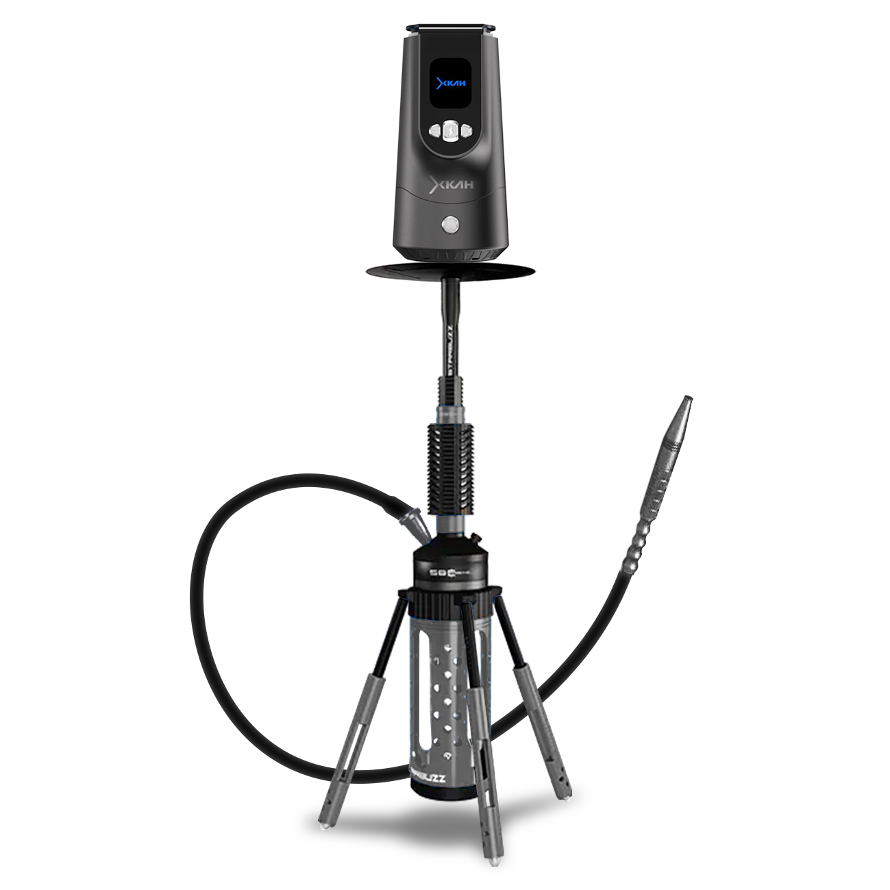 Starbuzz Carbine 2.0 Starter Kit - Gunmetal - Hookah Shisha - UK