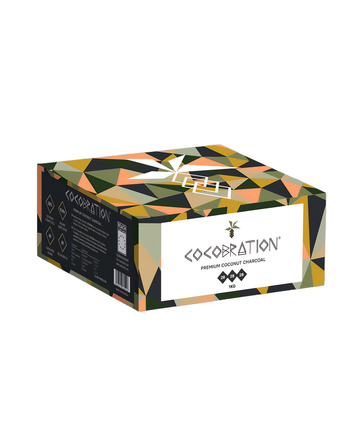 Cocobration Coconut Charcoal 1kg 28mm