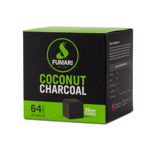 Fumari Coconut Hookah Charcoal 26mm
