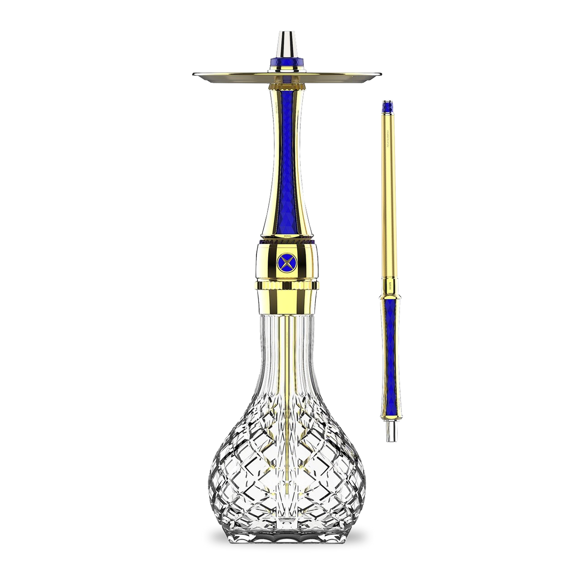 Narguilé Maxx Royal avec système à vis - Ocean Gold
