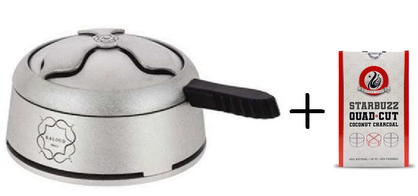 Kaloud Lotus 1+ Heat Management System - Matt Silver (Free Coal)