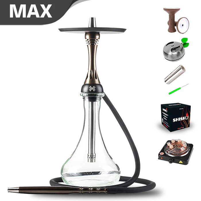 Alpha Hookah X 套装 - 青铜色
