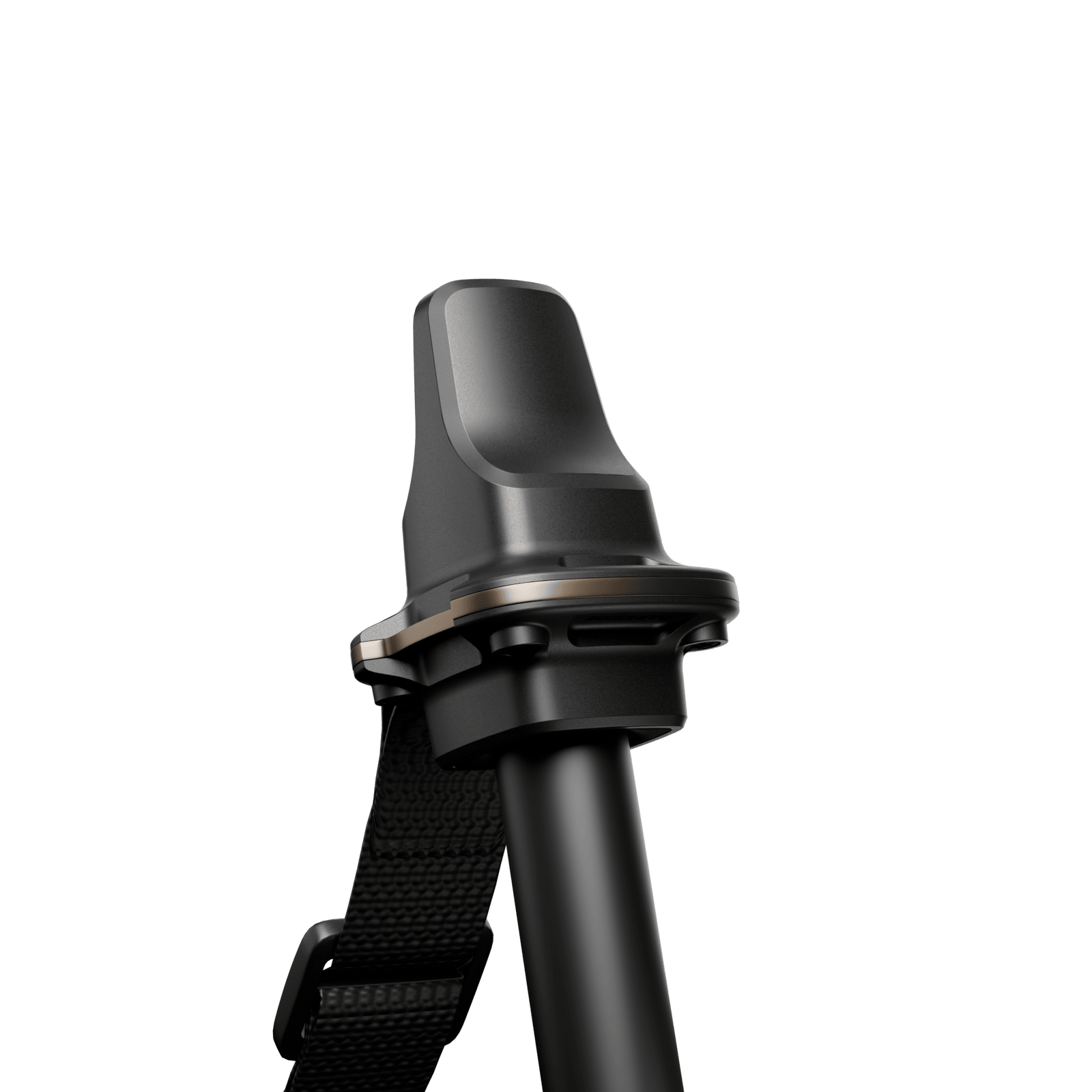 Darkside D-Click Bronze on its lanyard, side view