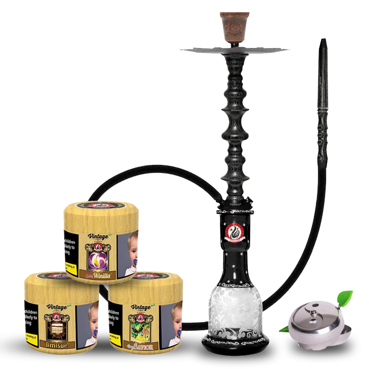 Starbuzz Wood Line Challenger - Black with Silver Stripes