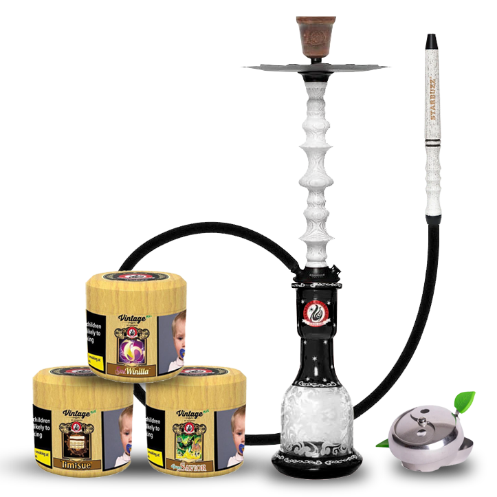 Starbuzz Wood Line Challenger - White with Black Stripes