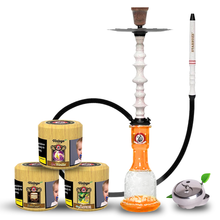 Starbuzz Wood Line Challenger - White with Orange Stripes