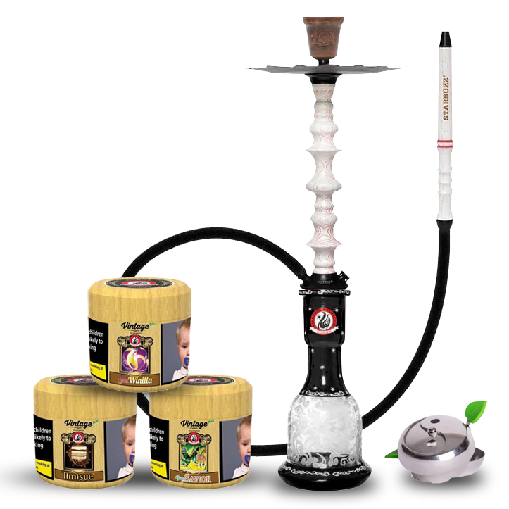 Starbuzz Wood Line Challenger Shisha Bundle